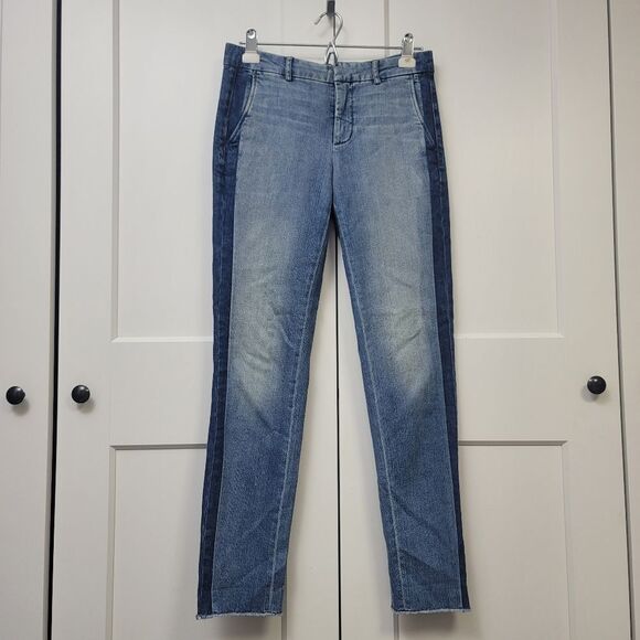 Vince Strapping Sunset Blvd Tuxedo Stripe Jeans, 26 - Picture 4 of 8